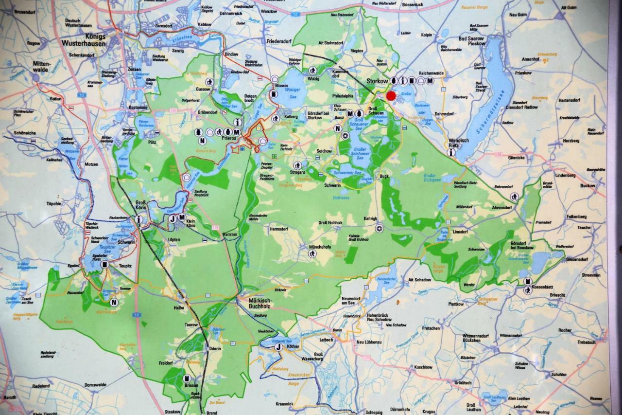 Mitten Im Seenland Und Spreewaldnah, Schoener Garten Storkow  Exteriör bild